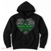 Brain Injury Awareness Fighting Hope Support Strong Warrior Hoodie thumb 0