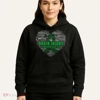 Brain Injury Awareness Fighting Hope Support Strong Warrior Hoodie thumb 5