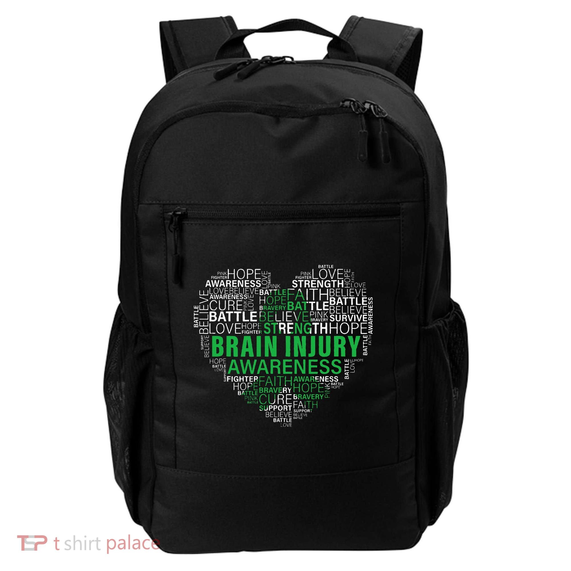 Brain Injury Awareness Fighting Hope Support Strong Warrior Backpack