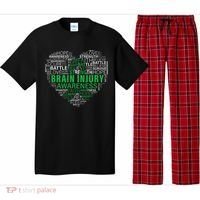 Brain Injury Awareness Fighting Hope Support Strong Warrior Pajama Set thumb 0
