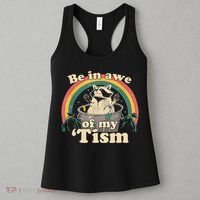 Be In Awe Of My Tism Raccoon Women's Tank Top thumb 3