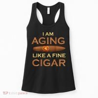 Backprint I Am Aging Like A Fine Cigar Women's Tank Top thumb 0