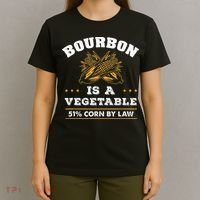 Bourbon Is A Vegetable Whiskey Funny Bourbon Drinking T-Shirt thumb 4