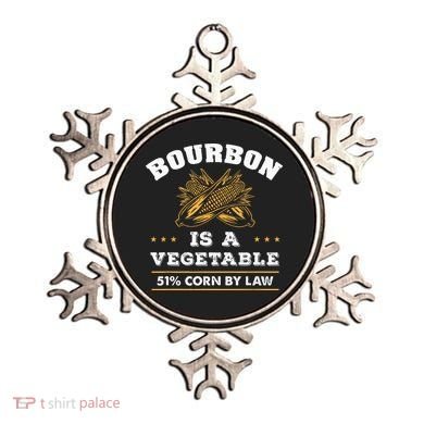 Bourbon Is A Vegetable Whiskey Funny Bourbon Drinking Ornament