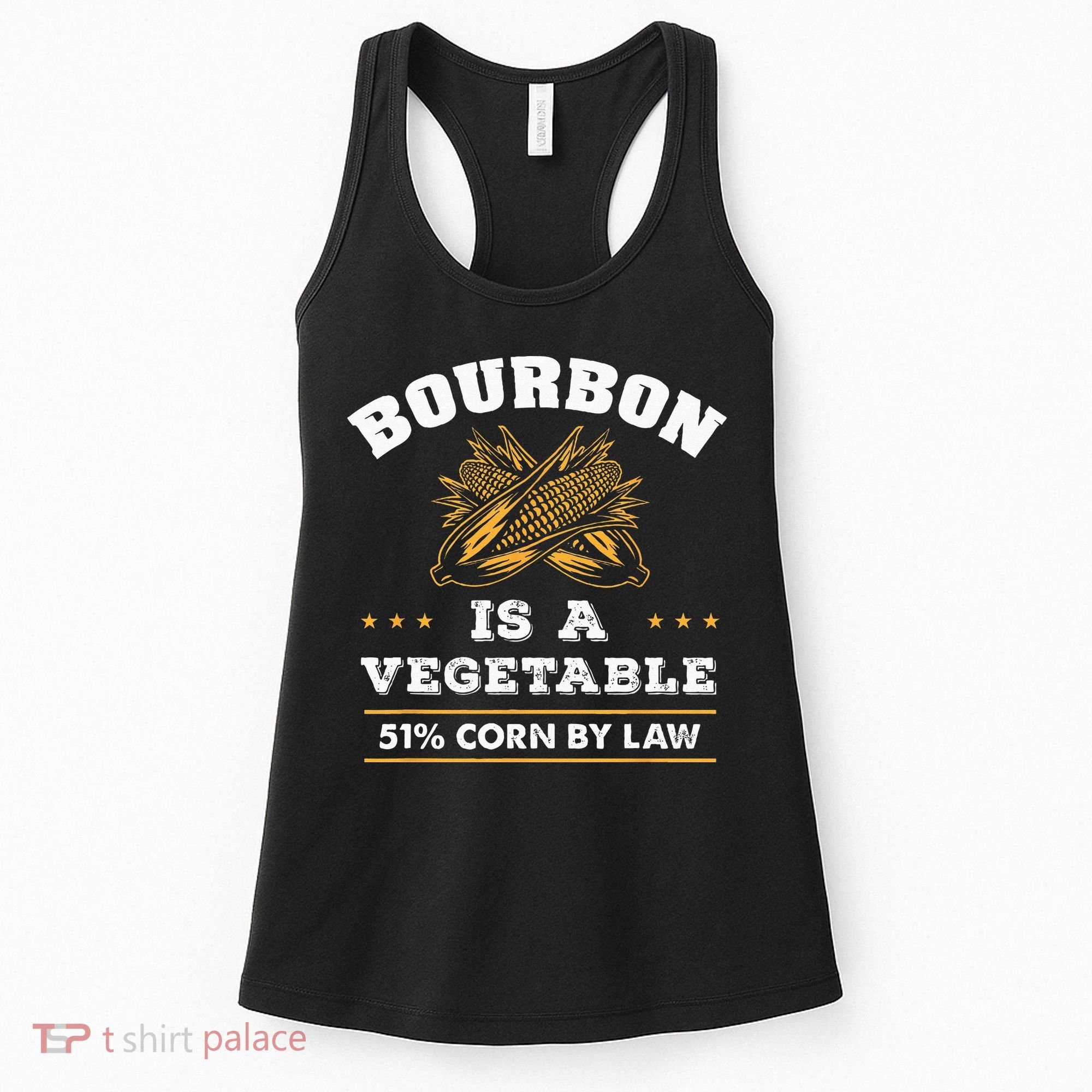 Bourbon Is A Vegetable Whiskey Funny Bourbon Drinking Women's Tank Top