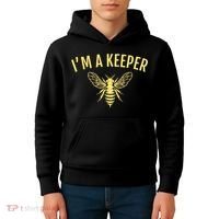 Beekeeper I'm A (Bee) Keeper Kids Hoodie thumb 4