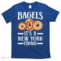 Bagels Its A New York Thing Food Lover Jewish Bagel Gift T-Shirt thumb 0