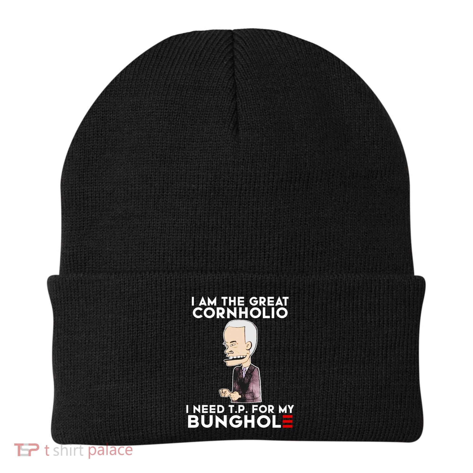 Biden I Am The Great Cornholio Cap 7 Beanie