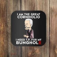 Biden I Am The Great Cornholio Cap 7 Coaster thumb 0