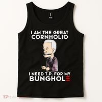 Biden I Am The Great Cornholio Cap 7 Tank Top thumb 2