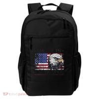 Bald Is Beautiful 4th Of July Independence Day America Eagle Backpack thumb 0