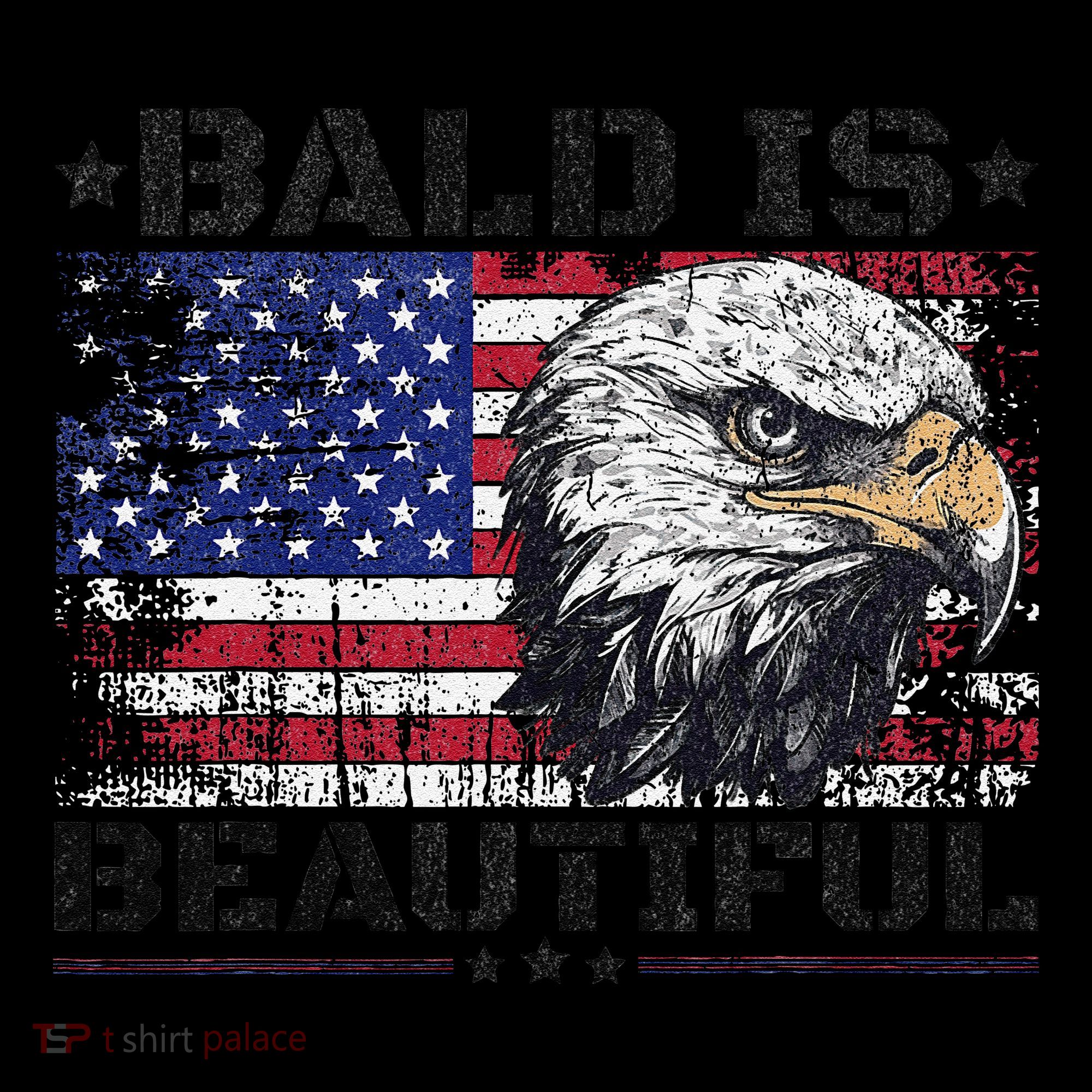 Bald Is Beautiful 4th Of July Independence Day America Eagle Coffee Mug