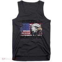 Bald Is Beautiful 4th Of July Independence Day America Eagle Tank Top thumb 0