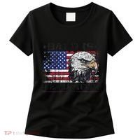 Bald Is Beautiful 4th Of July Independence Day America Eagle Women's T-Shirt thumb 0