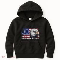 Bald Is Beautiful 4th Of July Independence Day America Eagle Kids Hoodie thumb 0