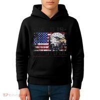 Bald Is Beautiful 4th Of July Independence Day America Eagle Kids Hoodie thumb 4