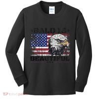 Bald Is Beautiful 4th Of July Independence Day America Eagle Kids Long Sleeve Shirt thumb 0