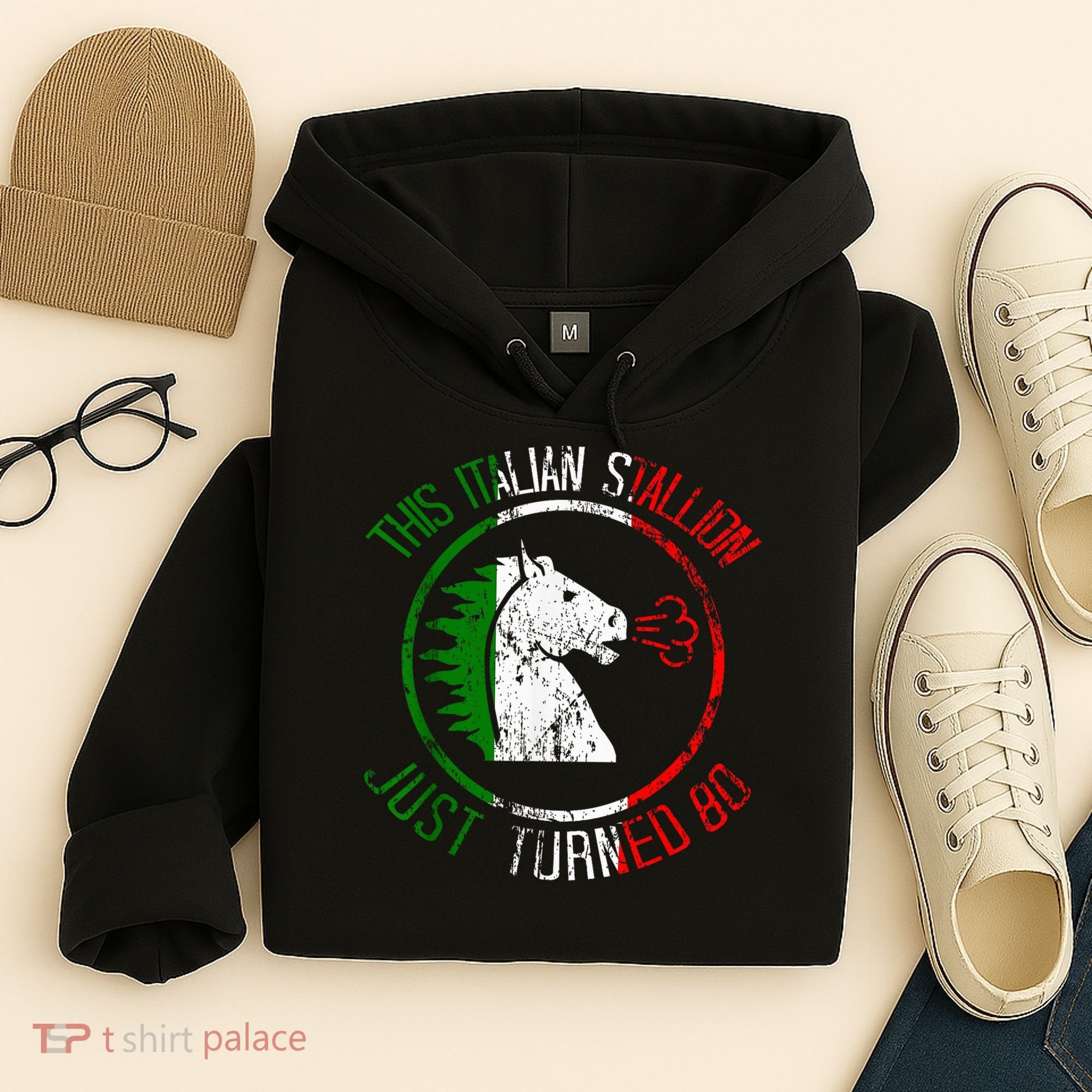 Best Italian Birthday - 80th Birthday Hoodie