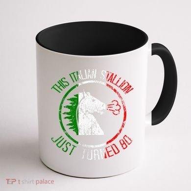 Best Italian Birthday - 80th Birthday Coffee Mug back