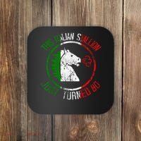 Best Italian Birthday - 80th Birthday Coaster thumb 0