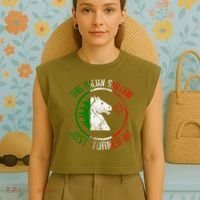Best Italian Birthday - 80th Birthday Garment-Dyed Women's Muscle Tee thumb 4