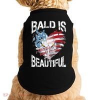 Bald Is Beautiful 4th Of July Independence Day America Eagle Doggie Tank thumb 0