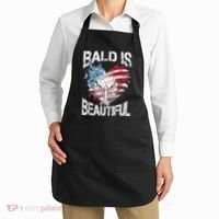 Bald Is Beautiful 4th Of July Independence Day America Eagle Apron thumb 2