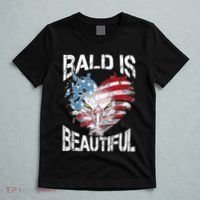 Bald Is Beautiful 4th Of July Independence Day America Eagle T-Shirt thumb 5