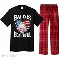 Bald Is Beautiful 4th Of July Independence Day America Eagle Pajama Set thumb 0