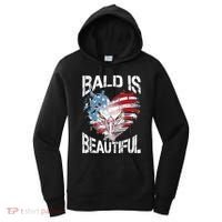 Bald Is Beautiful 4th Of July Independence Day America Eagle Women's Hoodie thumb 0