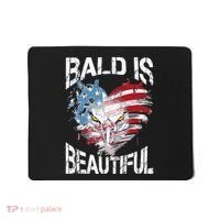 Bald Is Beautiful 4th Of July Independence Day America Eagle Mousepad thumb 0