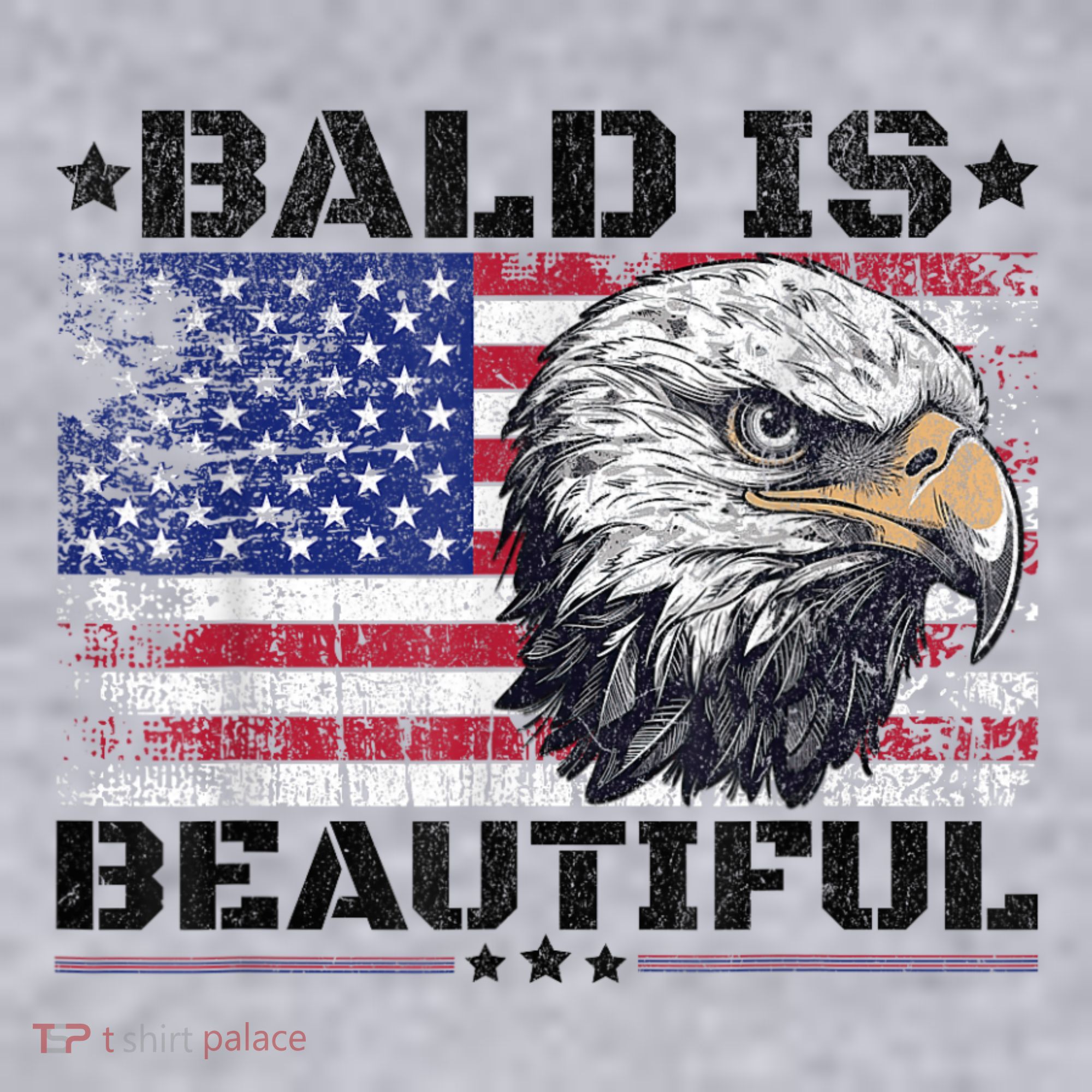 Bald Is Beautiful 4th Of July Independence Day America Eagle Women's Sweatshirt