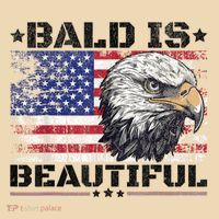 Bald Is Beautiful 4th Of July Independence Day America Eagle Tote Bag thumb 4