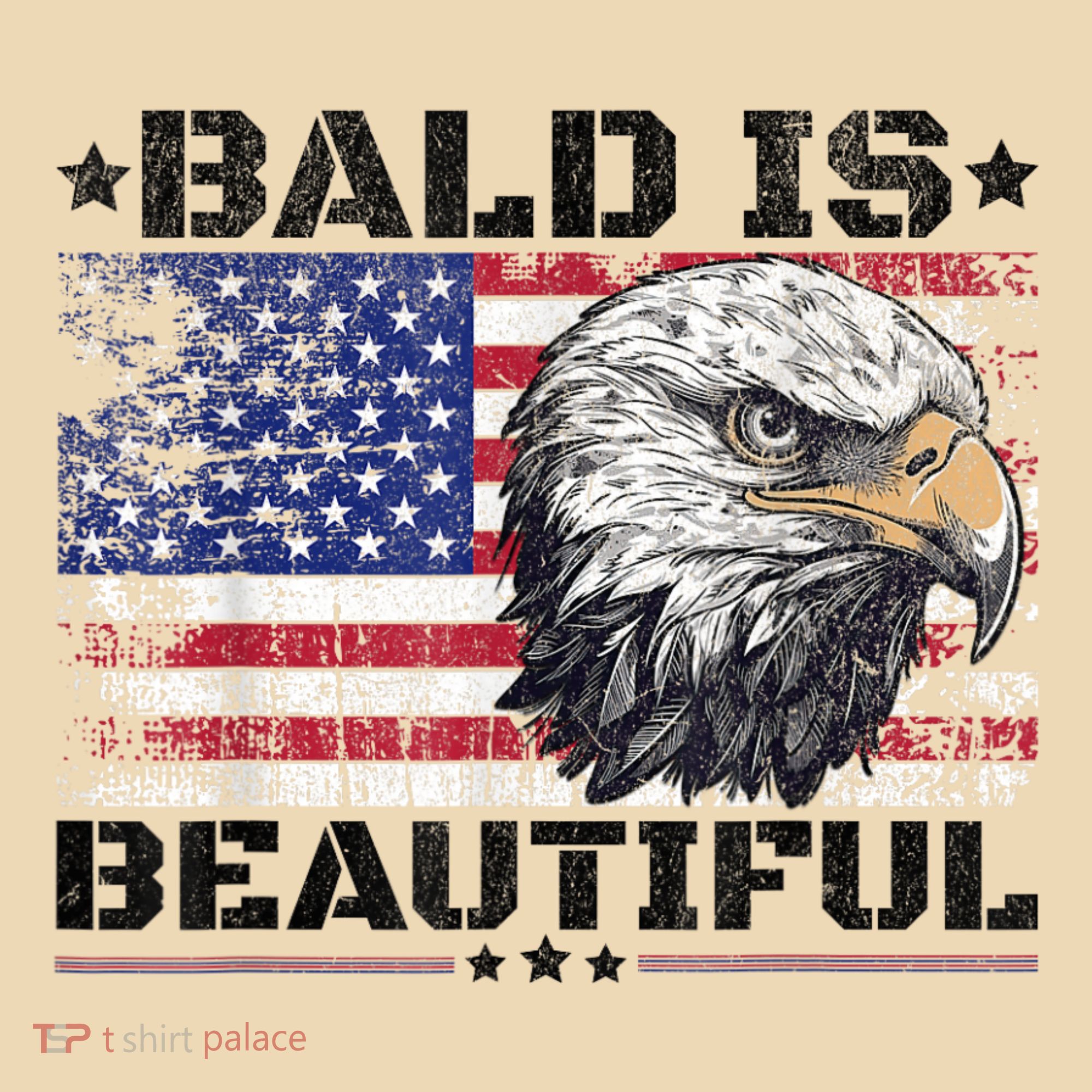 Bald Is Beautiful 4th Of July Independence Day America Eagle Tote Bag