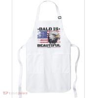 Bald Is Beautiful 4th Of July Independence Day America Eagle Apron thumb 0