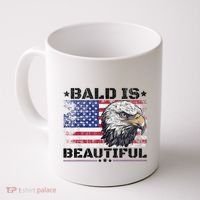 Bald Is Beautiful 4th Of July Independence Day America Eagle Coffee Mug thumb 0