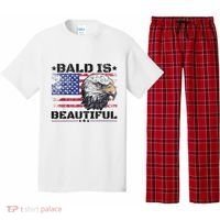 Bald Is Beautiful 4th Of July Independence Day America Eagle Pajama Set thumb 0