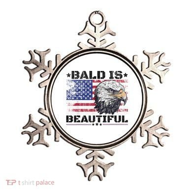 Bald Is Beautiful 4th Of July Independence Day America Eagle Ornament