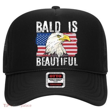 Bald Is Beautiful 4th Of July Independence Day Bald Eagle Hat