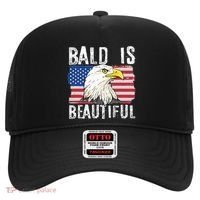 Bald Is Beautiful 4th Of July Independence Day Bald Eagle Hat thumb 0