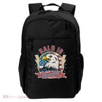 Bald Is Beautiful 4th Of July Independence Day Backpack thumb 0