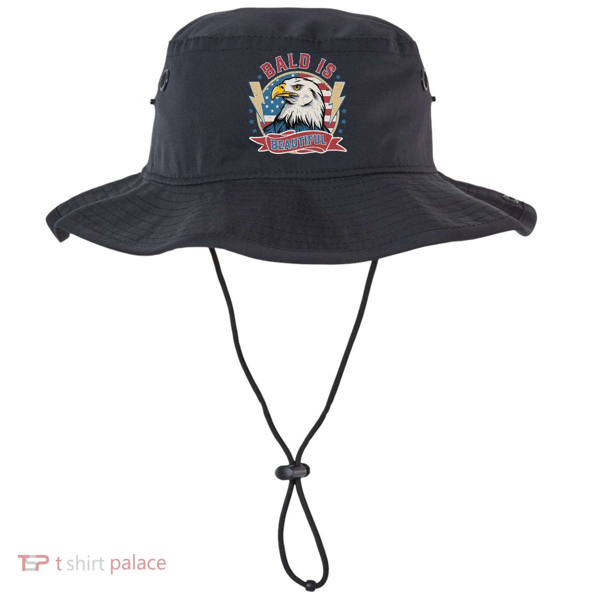 Bald Is Beautiful 4th Of July Independence Day Bucket Hat