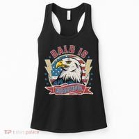 Bald Is Beautiful 4th Of July Independence Day Women's Tank Top thumb 0