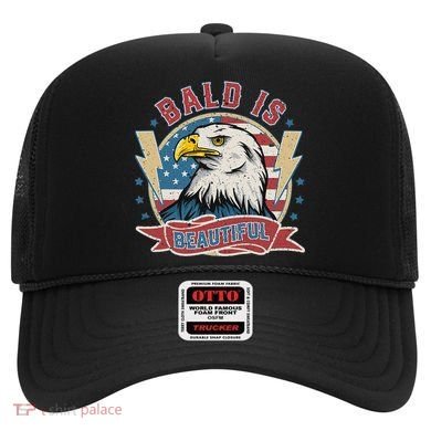 Bald Is Beautiful 4th Of July Independence Day Hat