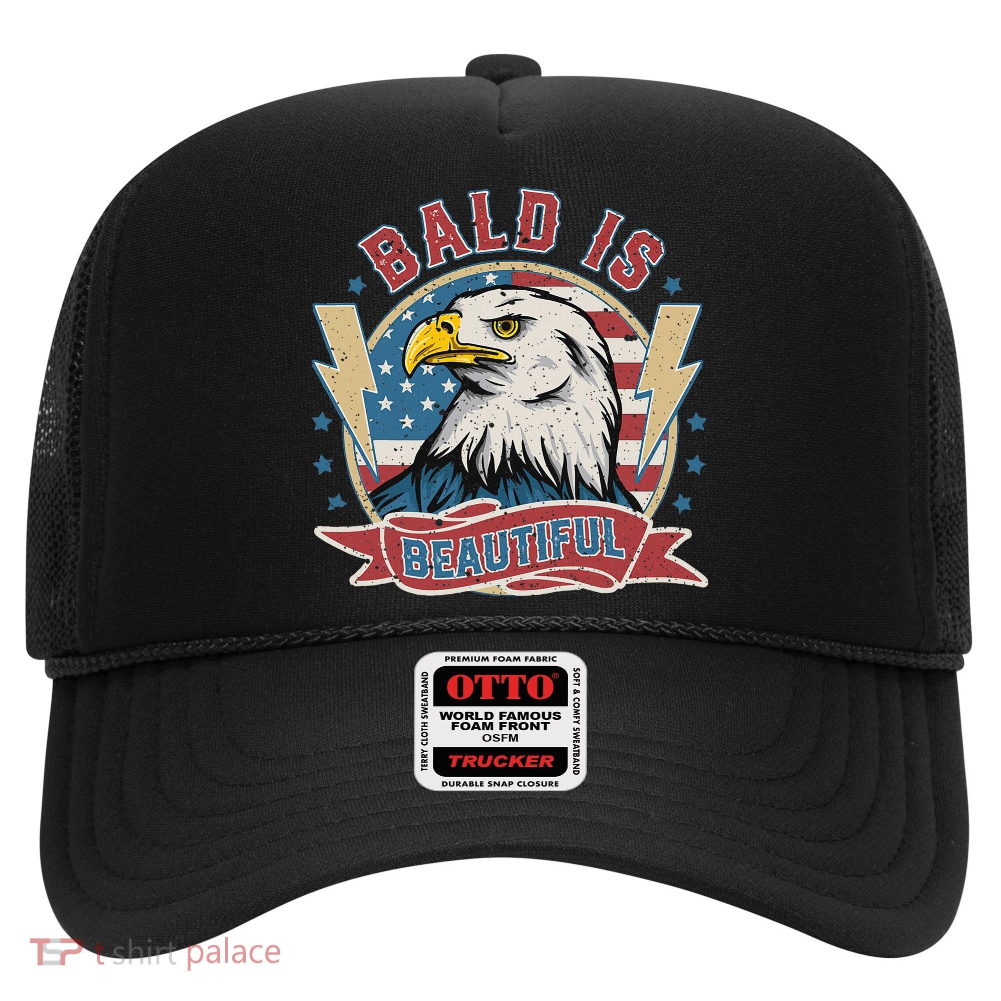 Bald Is Beautiful 4th Of July Independence Day Hat