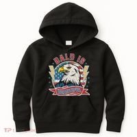 Bald Is Beautiful 4th Of July Independence Day Kids Hoodie thumb 0
