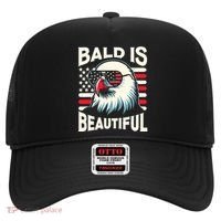 Bald Is Beautiful 4th Of July Usa Patriotic Funny Bald Eagle Hat thumb 0
