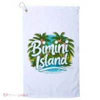 Bimini Island Bahamas Golf Towel thumb 0