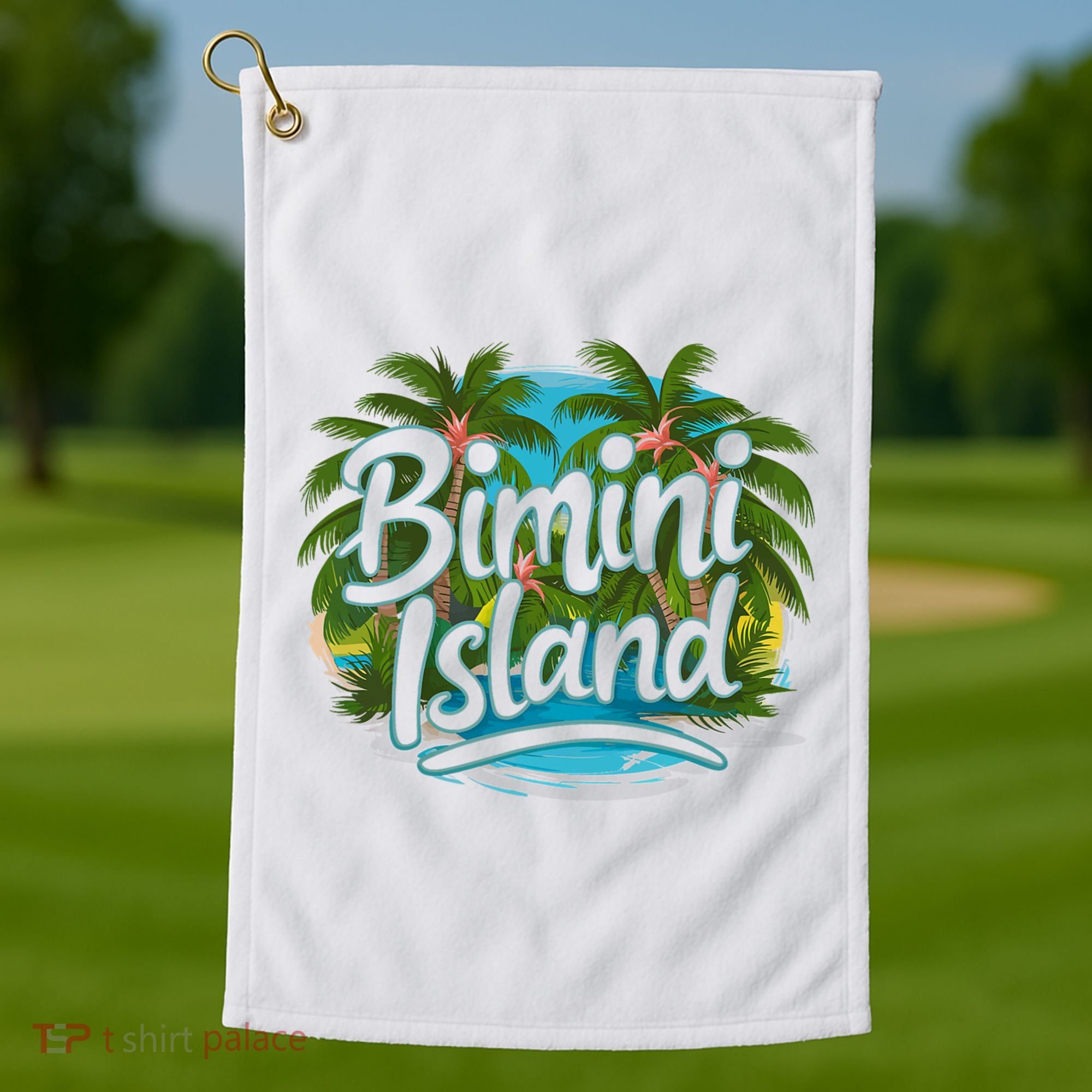 Bimini Island Bahamas Golf Towel
