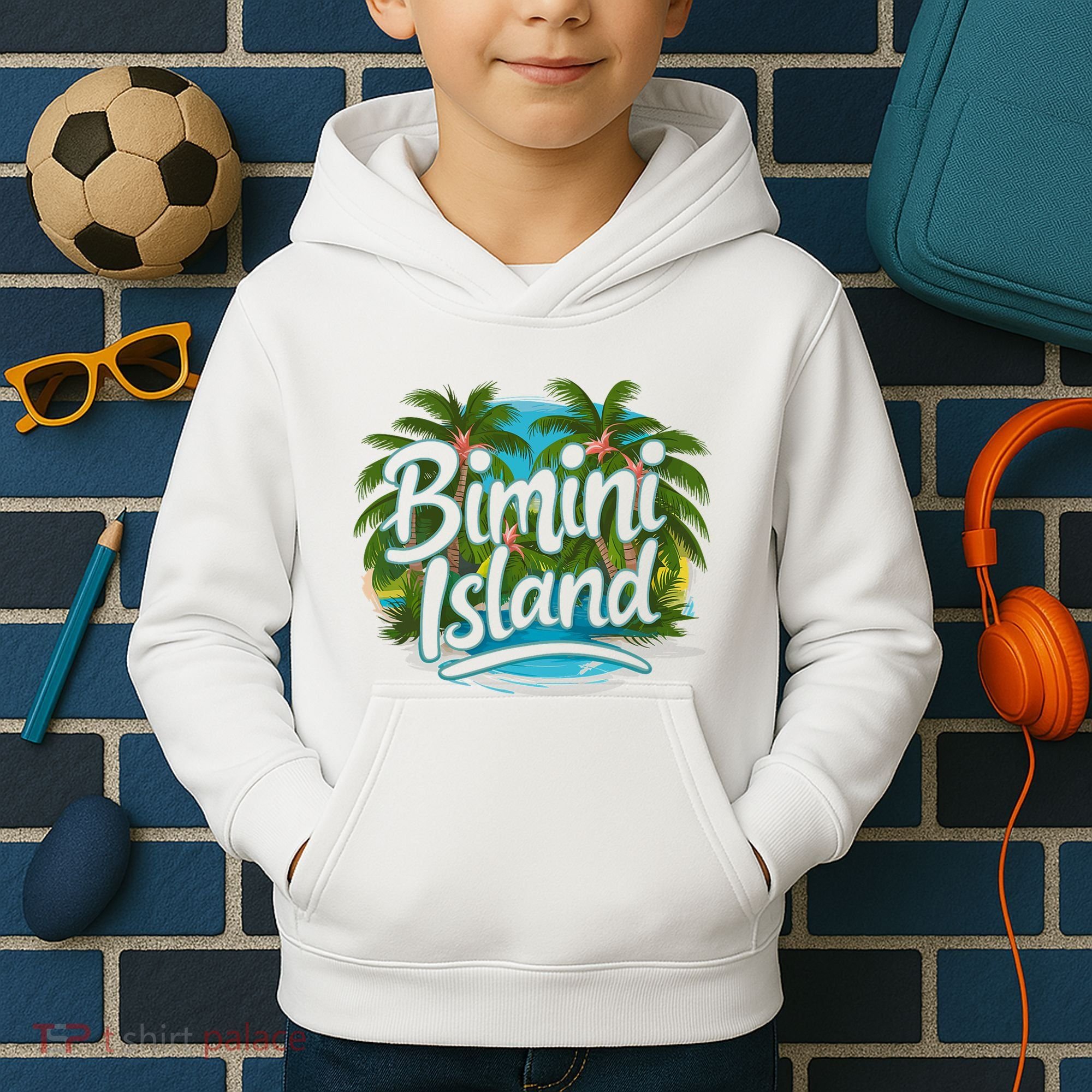 Bimini Island Bahamas Kids Hoodie
